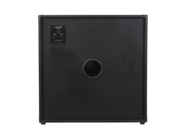 Sound Town 4 x 10 800W Bass Cabinet w/Horn, 8-ohm, 50oz Magnet, 3 Voice Coil, Birch Plywood, Black Tolex (BGC410BK)