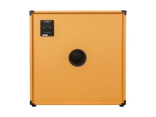 Sound Town 4 x 10 800W Bass Cabinet w/Horn, 8-ohm, 50oz Magnet, 3 Voice Coil, Birch Plywood, Orange Tolex (BGC410OR)