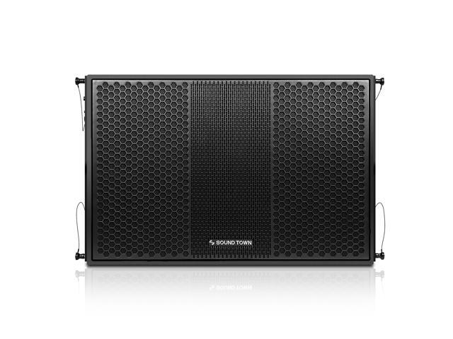 ZETHUS Series 18' 1600W Line Array Subwoofer, Black for Bars, Clubs, Restaurants, Churches, Schools (ZETHUS-118S)