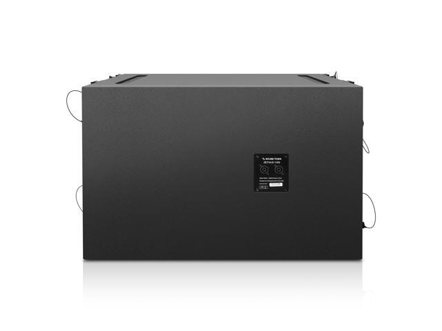 ZETHUS Series 18' 1600W Line Array Subwoofer, Black for Bars, Clubs, Restaurants, Churches, Schools (ZETHUS-118S)