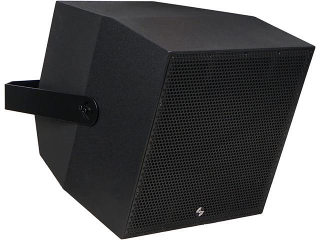 Sound Town IP55 Certified 2-Way 12' Coaxial Weather-Resistant Installation Loudspeaker w/U Bracket, Black (TITAN-12B)