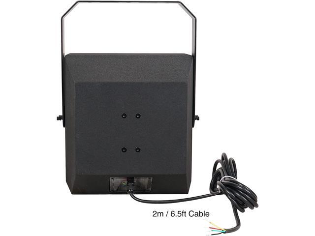 Sound Town IP55 Certified 2-Way 70V/100V 10' Coaxial Weather-Resistant Installation Loudspeaker w/U Bracket, Black (TITAN-10B)