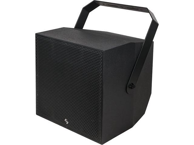 Sound Town IP55 Certified 2-Way 12' Coaxial Weather-Resistant Installation Loudspeaker w/U Bracket, Black (TITAN-12B)
