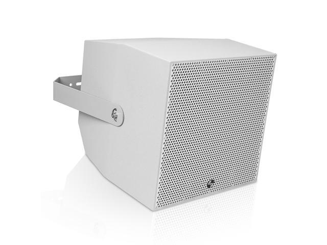 Sound Town IP55 Certified 2-Way 12' Coaxial Weather-Resistant Installation Loudspeaker with U Bracket, Gray (TITAN-12G)