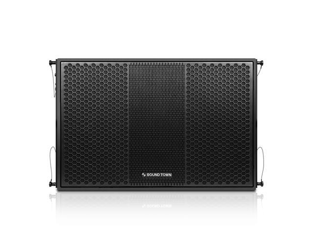 Sound Town ZETHUS Series 18 1600W Powered Line Array Subwoofer, Black (ZETHUS-118SPW)