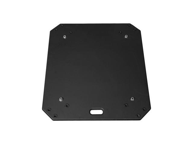 Sound Town Replacement Caster Board for Road/Rack Case, with 4-inch Wheels and Brakes (STRC-CB)