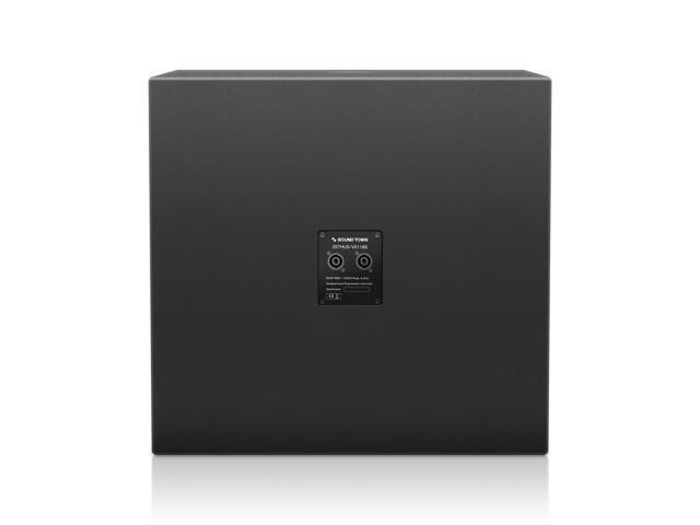 Sound Town ZETHUS Series 18 1600W Line Array Subwoofer, Versatile Installations, Black (ZETHUS-VX118S)