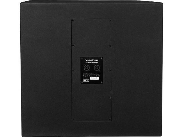 Sound Town ZETHUS Series Passive Line Array Speaker System with One 18-inch Subwoofer, Three 12-inch Line Array Speakers, Versatile Installations,...