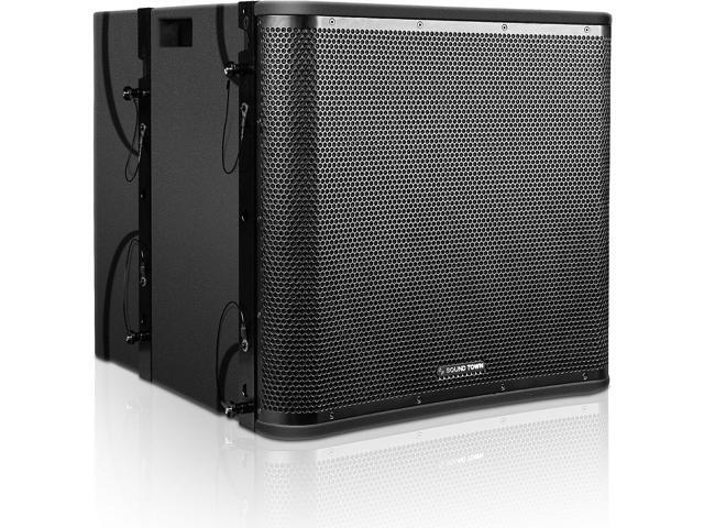 Sound Town ZETHUS Series Passive Line Array Speaker System with One 18-inch Subwoofer, Two 12-inch Line Array Speakers, Versatile Installations,...