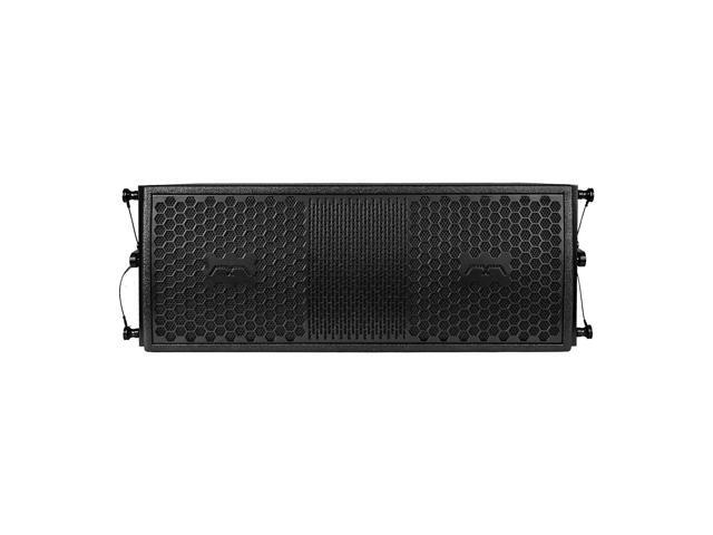 Sound Town Mode Audio Series 2 x 8' Line Array Loudspeakers, with Italian Neodymium Drivers, Plywood, Full-Range / Bi-Amp Switchable, Aluminum Side...