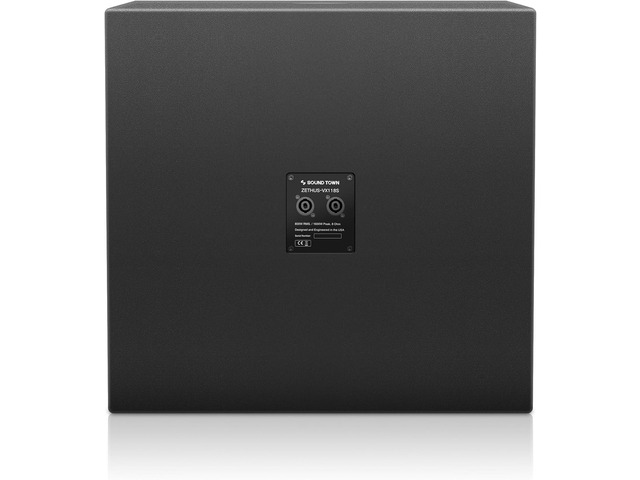 Sound Town ZETHUS Series Passive Line Array Speaker System with One 18-Inch Subwoofer, Two 12-inch Line Array Speakers, One Caster Board,...
