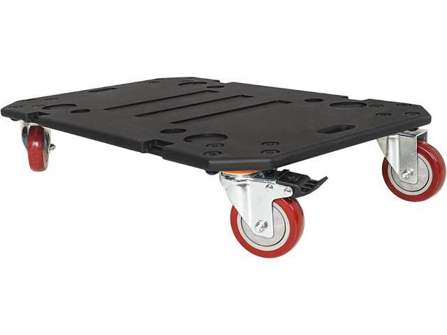 Sound Town Plywood Caster Board, for Sound Town Rack Cases, with 4-inch Wheels and Brakes (STRC-ACB2)