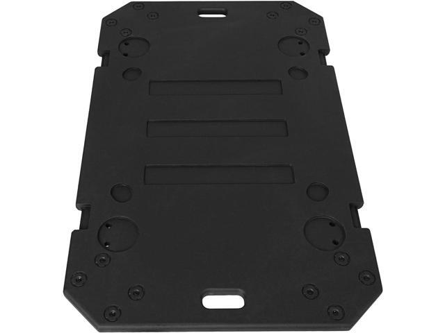 Sound Town Plywood Caster Board, for Sound Town Rack Cases, with 4-inch Wheels and Brakes (STRC-ACB2)