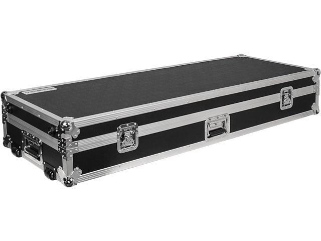 Sound Town Plywood 88-Note Keyboard ATA Flight Case, with Recessed Wheels, Handles and Latches, High-density Foam Interior (STRC-KB88W)