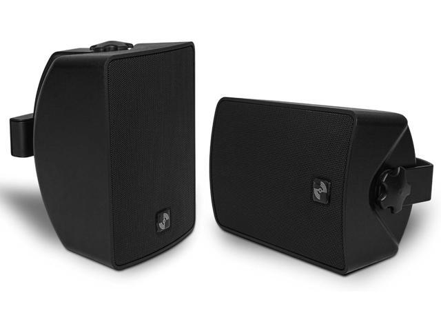 Sound Town Pair of 70V/100V 4.5' Weather-Resistant Surface-Mount Coaxial Passive Speakers, with IP56-rated Enclosure, for Home & Commercial...