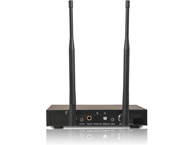 Sound Town 200 Channels Wireless Microphone Karaoke Mixer System, with 4 Metal Handheld Microphones, Optical (Toslink), AUX, for Smart TV, Home...