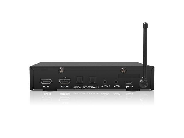 Sound Town Wireless Microphone Karaoke Mixer System with HD Audio Return Channel, Optical (Toslink), AUX, Supports Smart TV, Media Box, PC,...