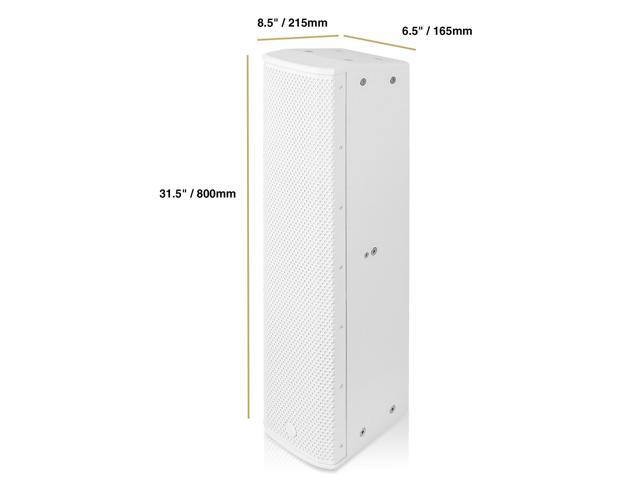 Sound Town High-Power 900W Passive Column Line Array Speaker with 4x5-Inch Woofers, Dual Compression Drivers, Birch Plywood, Wall Mount for...