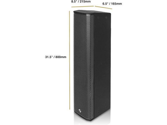 Sound Town High-Power 900W Passive Column Line Array Speaker with 4x5-Inch Woofers, Dual Compression Drivers, Birch Plywood, Wall Mount for...