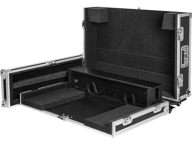 Sound Town ATA Plywood Mixer Case with Interior Foam Protection, Dog House and Caster wheels for Allen & Heath SQ7 Mixer Console (STRC-SQ7DH)