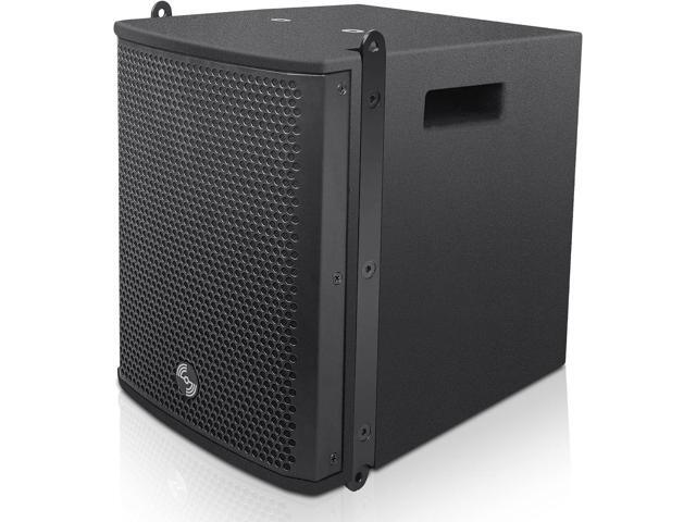 Sound Town ZETHUS Series 2-Pack Ultra-Compact Powered Line Array PA Speakers, with Class-D amp, DSP, for Live Sound, Stage, Clubs, Churches and...