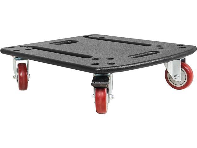 Sound Town Sturdy Plywood Caster Board for Safe and Easy Transport of ZETHUS-M115S/115SPW Subwoofer and Furniture, with 4-inch Wheels and Brakes...