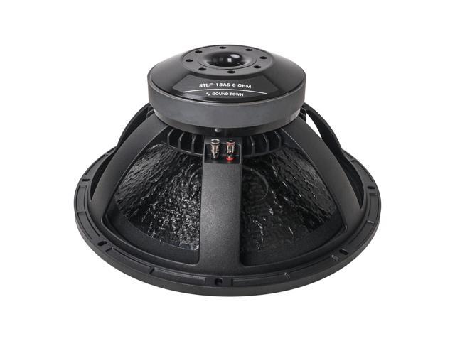 Sound Town CARME Series 1600W 18” Powered Subwoofer with DSP LPF Plywood Black (CARME-18SPW) - image 6