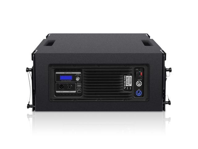 Sound Town ZETHUS Series Powered Line Array Speaker System with One 18-inch Subwoofer, Two 12-inch Line Array Speakers, Versatile Installations,...