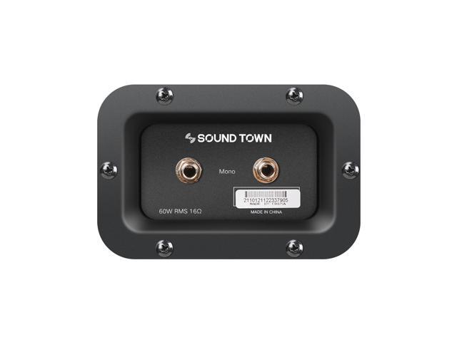 Sound Town 1 x 12' Empty Guitar Speaker Cabinet, with Birch Plywood Construction, Orange Tolex, Wheat Cloth Grill, Compatible with...