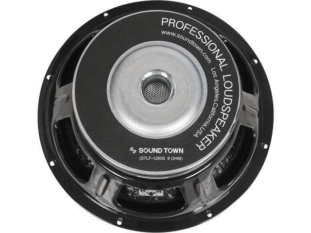 Sound Town 12” 350W Steel Frame Raw Subwoofer (Low Frequency Driver) w/ 3 Voice Coil 80 oz Magnet Replacement Woofer for PA/DJ Speaker Subwoofer Cabinets (STLF-1280S) - image 4