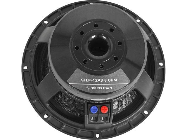 Sound Town 12 450W Cast Aluminum Frame Raw Subwoofer (Low Frequency Driver) w/ 3' Voice Coil, 92 oz Magnet, Replacement Woofer for PA/DJ Speaker,...