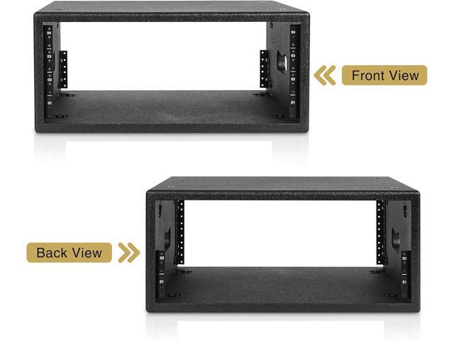 Sound Town 4U Studio Rack with 4-Space  Baltic Birch 0.7  (18mm)Plywood with Polyurea Coating  for Recording Room  Home Studio (SDRK-4PU) - image 4