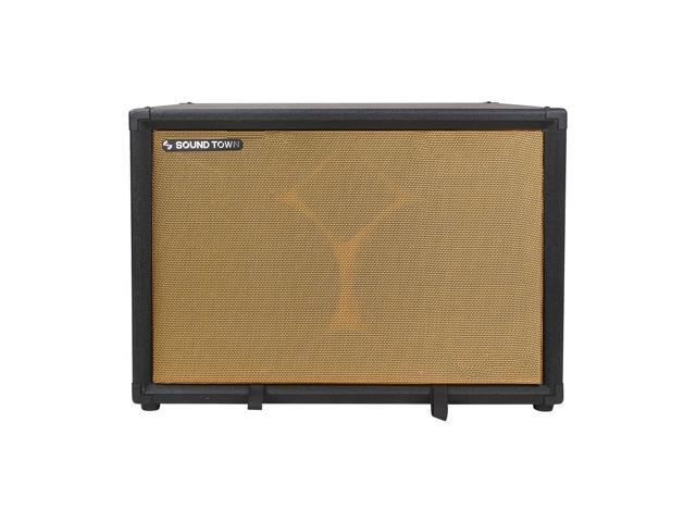 Sound Town 2 x 10 400W Bass Cabinet w/Horn, 8-ohm, 50oz Magnet, 3 Voice Coil, Birch Plywood, Black Tolex (BGC210BK)