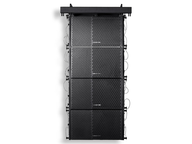 Sound Town ZETHUS Series 600W Line Array Speaker System with Four 10-inch Passiv
