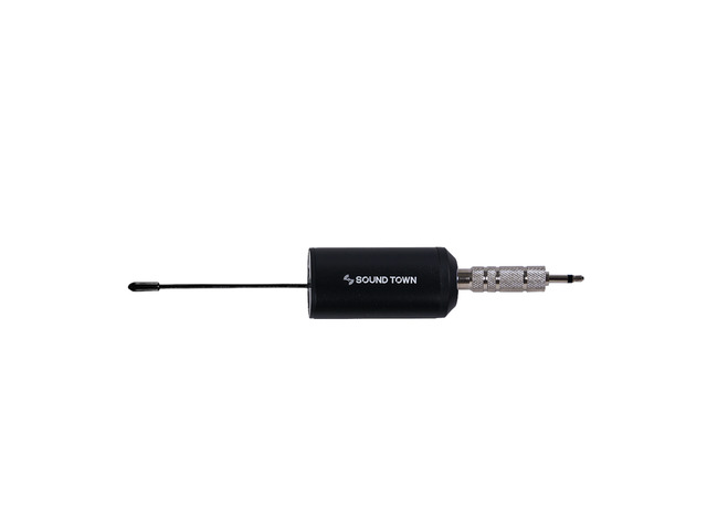 Sound Town 100-Channel UHF Rechargeable Wireless Handheld Microphone System with Built-in Effects, 1/4' Mini Portable Receiver for Karaoke, Events,...