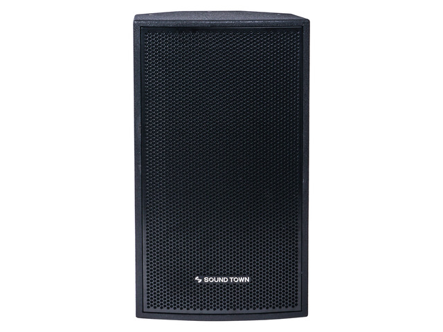 Sound Town CARME Series 12' 2-Way Powered Professional PA DJ Speaker, Black with Onboard DSP, Birch Plywood for Installations, Live Sound, Karaoke,...