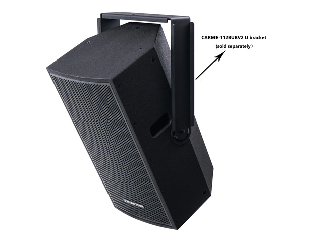 Sound Town CARME Series 12' 2-Way Powered Professional PA DJ Speaker, Black with Onboard DSP, Birch Plywood for Installations, Live Sound, Karaoke,...