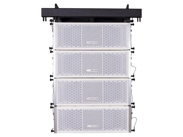 Sound Town ZETHUS Series 2 X 5 Line Array Loudspeaker System with Titanium Compression Driver White (ZETHUS-205WV2) - image 6