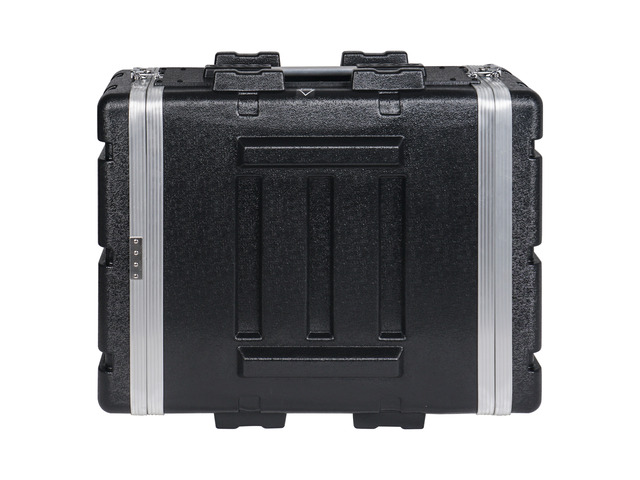 Sound Town Lightweight 4U PA DJ Rack/Road Case with ABS Construction, 19 Depth and Heavy-Duty Latches (STRC-A4U)