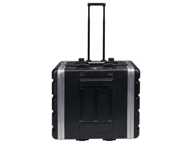 Sound Town Lightweight 6U PA DJ Rack/Road Case with 5U Rack Space, ABS Construction, 19 Depth, Retractable Handle, Wheels and Heavy-Duty Latches...