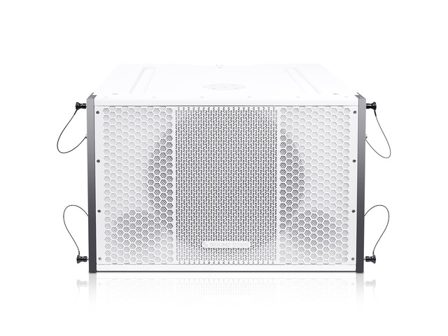 Sound Town ZETHUS Series 15 1000W Powered Line Array Subwoofer, White (ZETHUS-115SWPW)