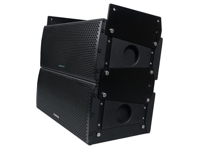 Sound Town All-Weather Line Array System with 15-inch Water-Resistant Line Array Subwoofer Four Compact Dual 8-inch Line Array PA Speakers Full Range/Bi-amp Switchable Black (ZETHUS-IP115S208X4) - image 3
