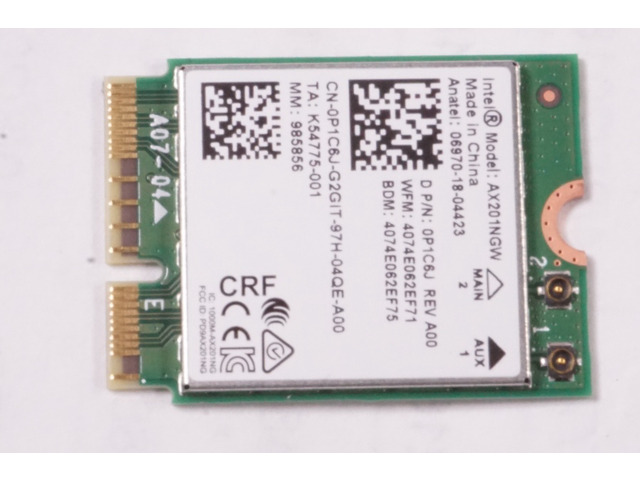 01AX798 Lenovo FRU Intel Harrison Peak 22560 2*2ax+BT5. 81Y6000DUS