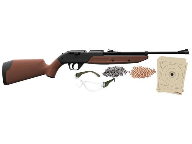 Crosman 760 Pumpmaster .177 Cal Air Rifle with Scope  Glasses and Targets