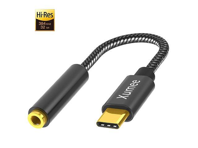 USB C to 3.5mm Headphone Adapter - USB Type C to AUX Audio Jack Hi-Res DAC Dongle Cable Cord Compatible with Pixel 4 3 2 XL, Samsung Galaxy S20...