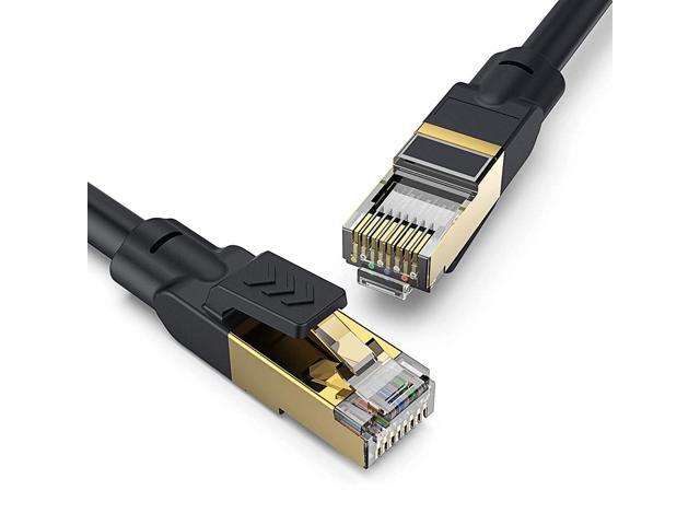 Zell Outdoor Ethernet Cable 40 Ft, Heavy Duty Cat 8 Ethernet Cable Internet Cable Lan Cable High Speed Ethernet Cables - Faster Than Cat7/Cat 6E...