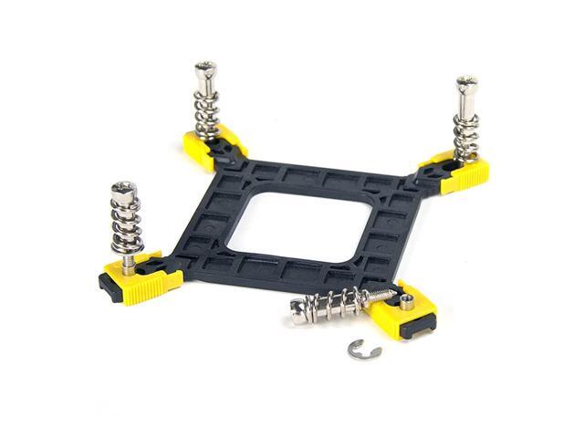 Adjustable Backplate Mounting Bracket Holder Kit Compatible With Intel 775 1155 1156 1366 Motherboard Cpu Pc Cooling Heatsink Fan Bracket Snap Fix...
