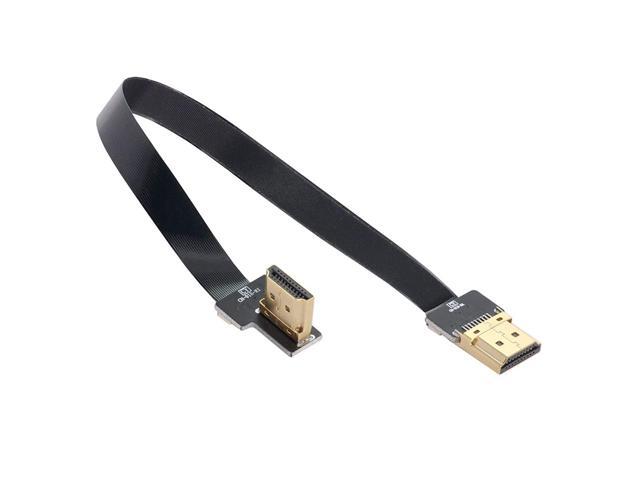 Xiwai Cyfpv Fpv Male To Right Angled 90D Male Hdtv Fpc Flat Cable For Fpv Hdtv Multicopter Aerial Photography (0.1M)
