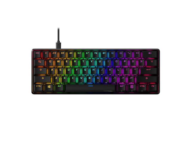 HyperX Alloy Origins 60 - Mechanical Gaming Keyboard, Ultra Compact 60% Form Factor, Double Shot PBT Keycaps, RGB LED Backlit, NGENUITY Software.