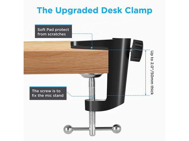 Boom Arm For Hyperx Quadcast Microphone, Adjustable Suspension Mic Scissor Stand, For Studio Recording & Broadcasting Compatible With Hyper X Quad...